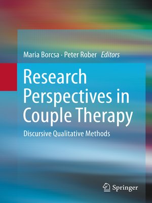 cover image of Research Perspectives in Couple Therapy